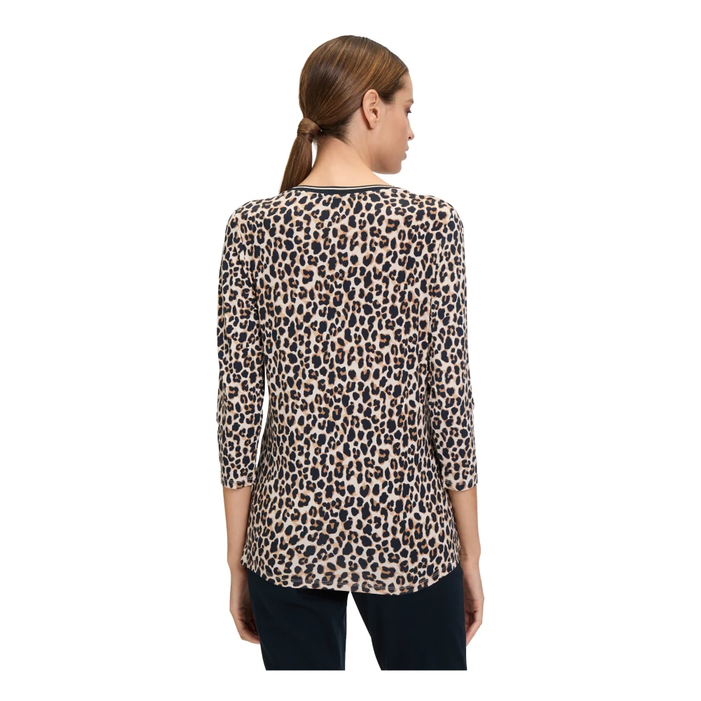 Betty Barclay Animal Print Basic Shirt Multicolor Dames