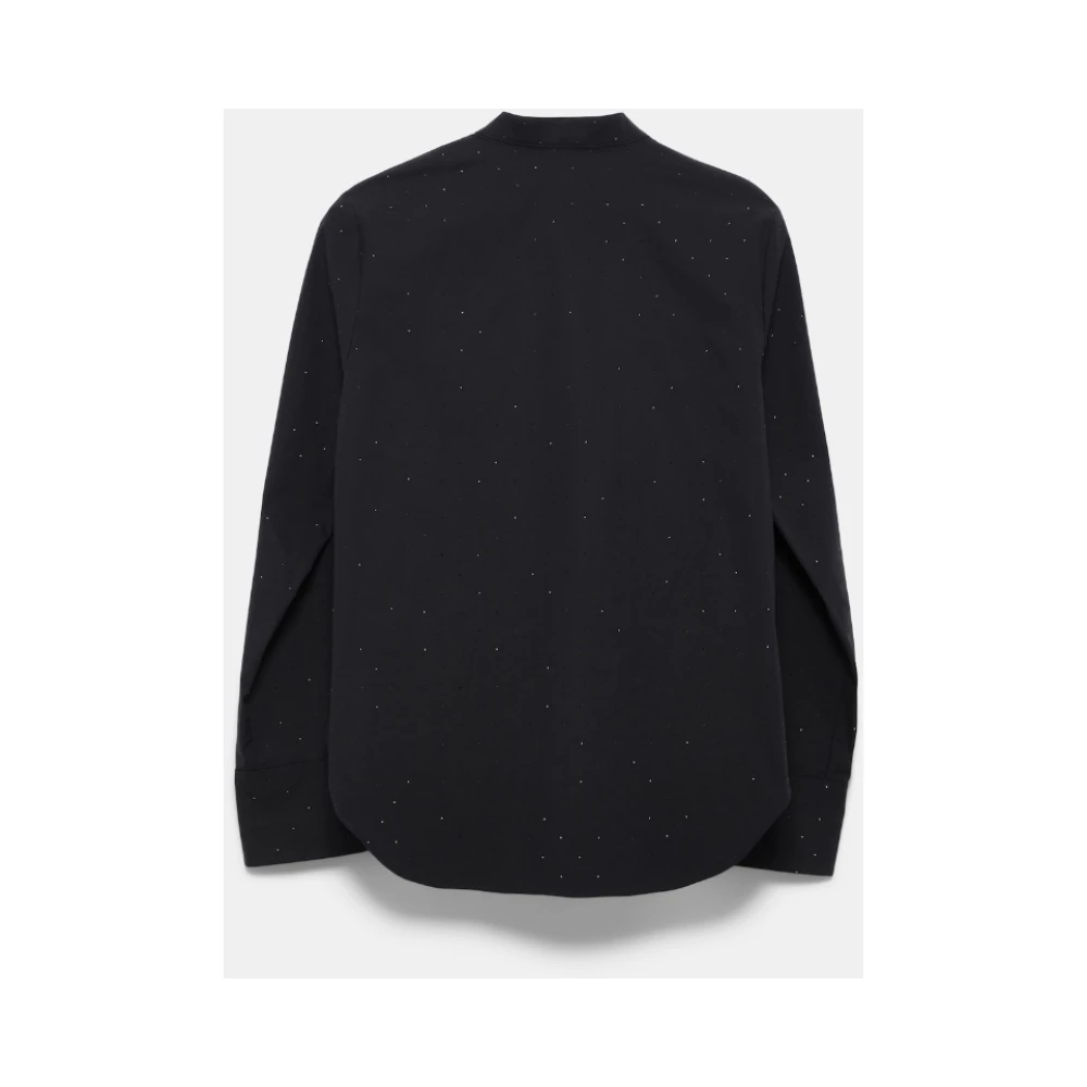 dorothee schumacher Sprankelende Zwarte Poplin Blouse met Strass Versieringen Black Dames