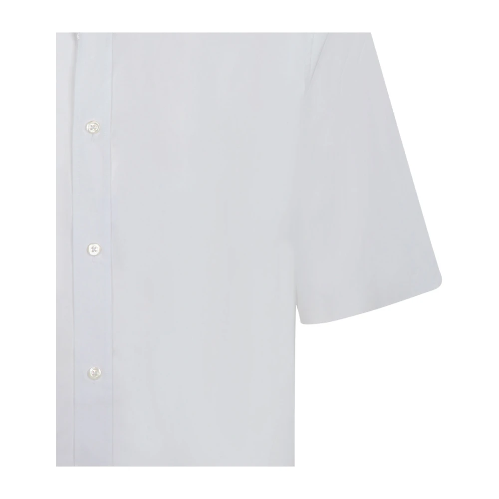 Maison Margiela Witte korte mouw overhemd White Heren