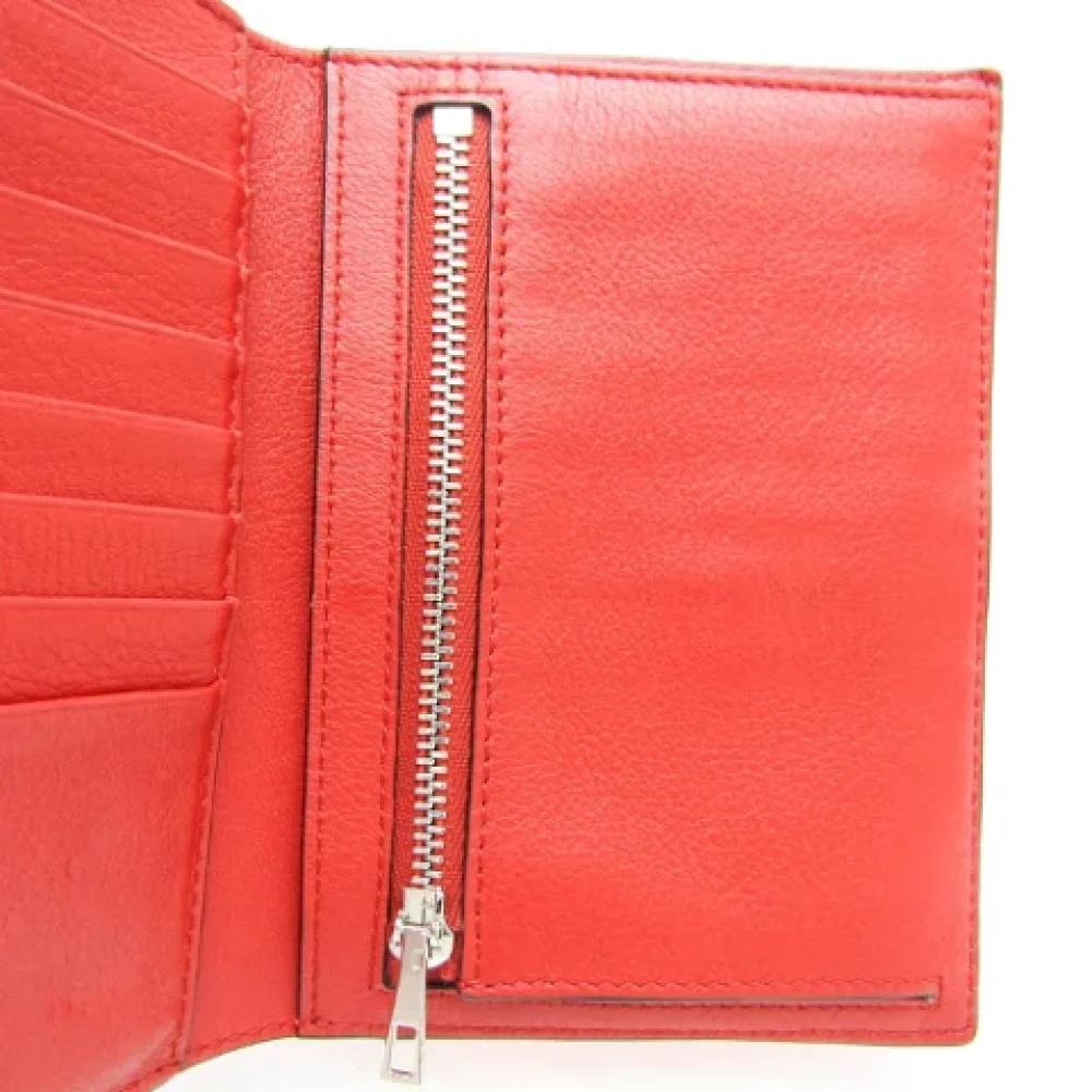 Loewe Pre-owned Leather wallets Pink Dames