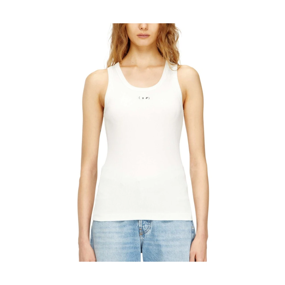 Diesel Donna Bianco Top, M, New,