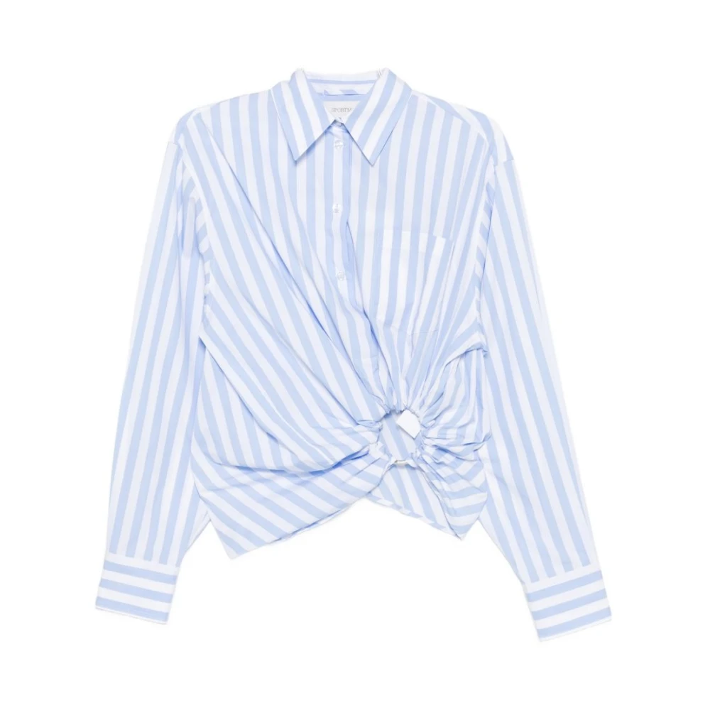 Sportmax Damen Blau Blusen & Hemden, Xsgröße: