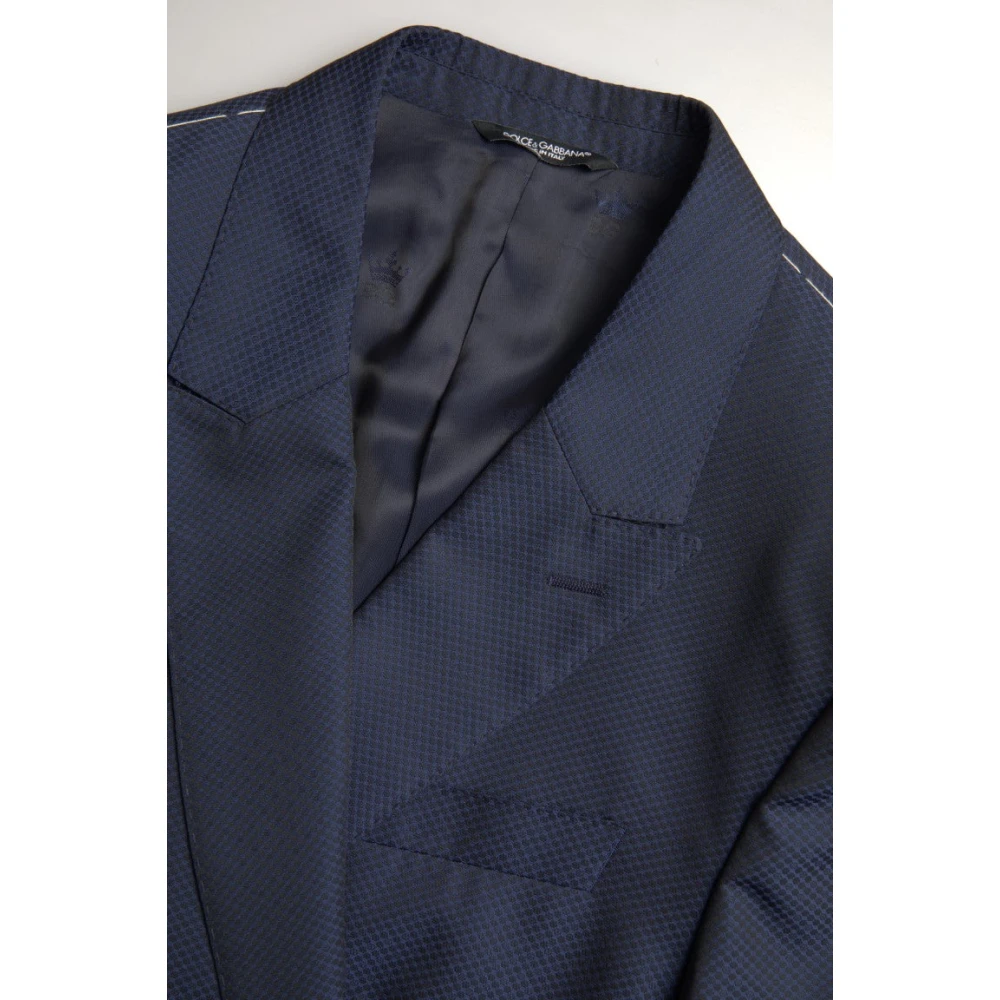 Dolce & Gabbana Suit Trousers Blue Heren