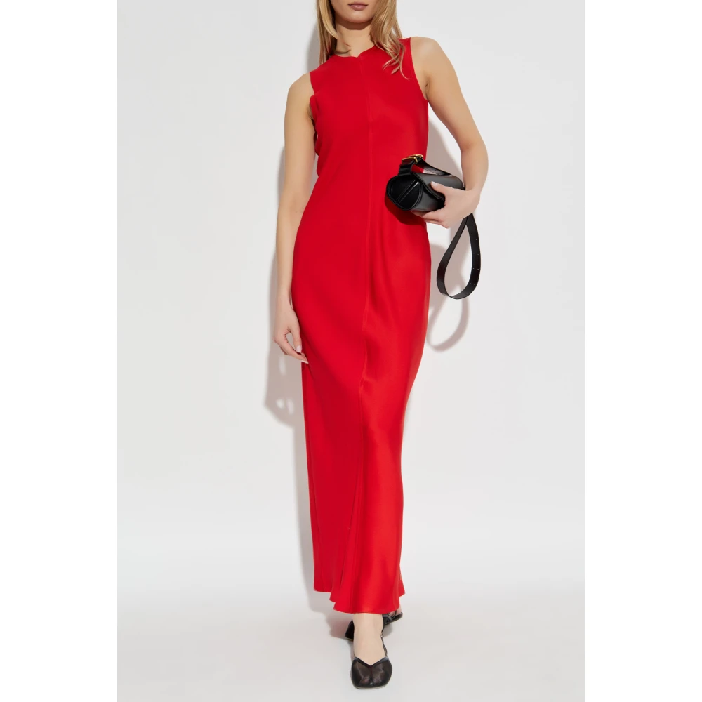 Ami Paris Mouwloze jurk Red Dames