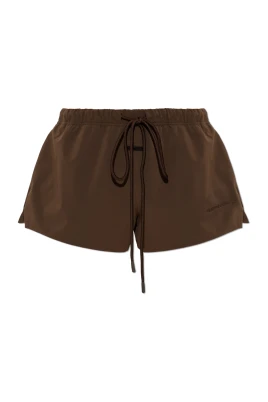Shorts med broderad logotyp