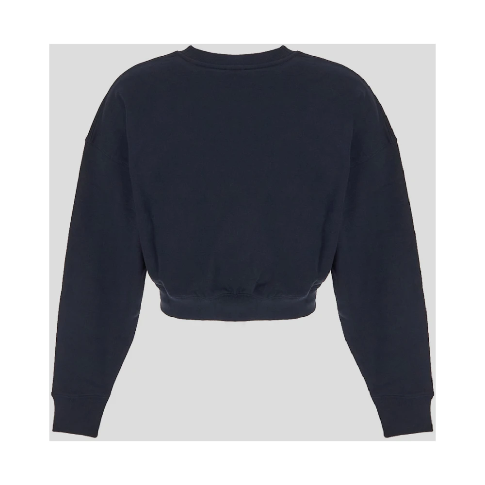 Kenzo Katoenen Logo Sweatshirt Blue Dames
