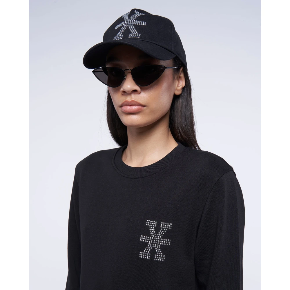 John Richmond Sweatshirt met logo Black Dames