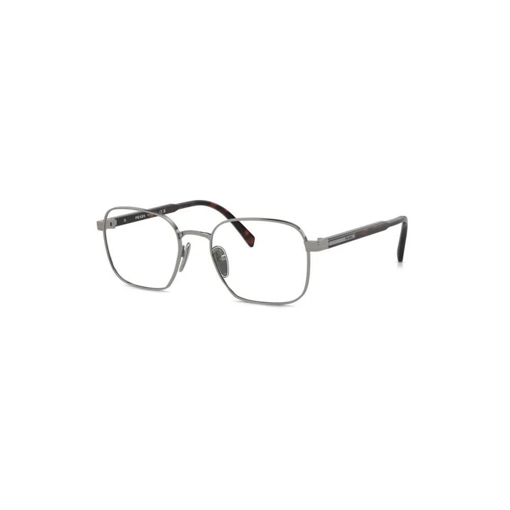 Prada Men's Gray Glasses, 53 Mm, Pr A55v 5Av1o1 Optical Frame