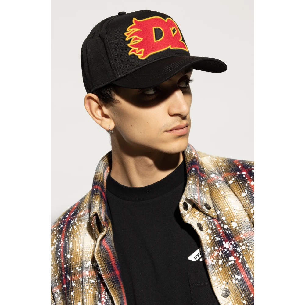 Dsquared2 Baseball Cap Black Heren
