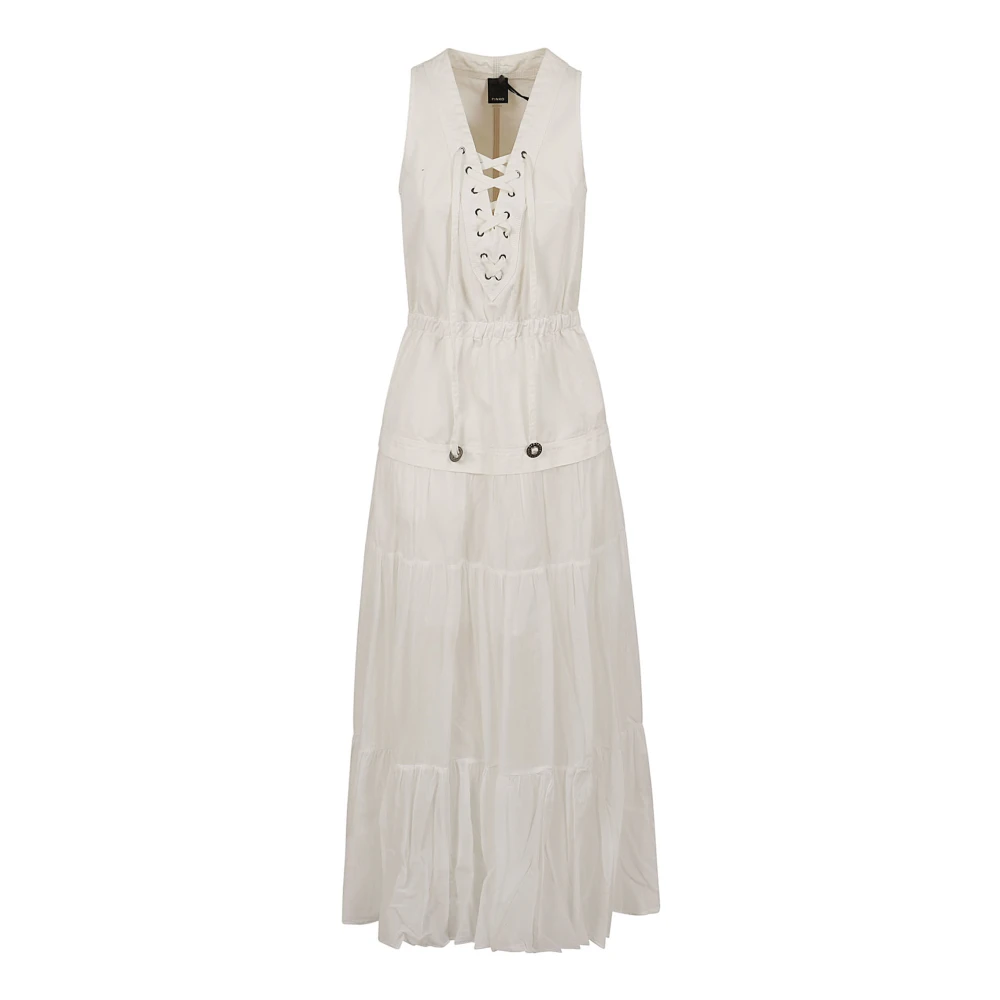 Pinko Women's White Casarsa Dress - Maxi Dresses - Xs - Dresses
