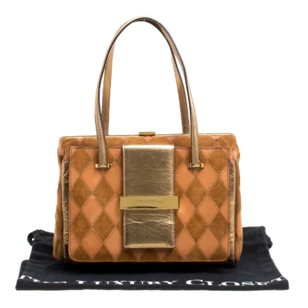 Dolce & Gabbana Pre-owned Suede handbags Brown Dames
