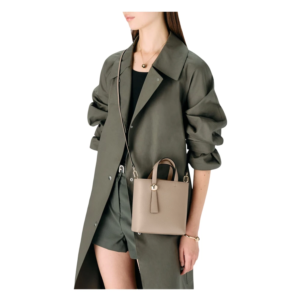 Furla Sfera Verticale Crossbody M Gray Dames
