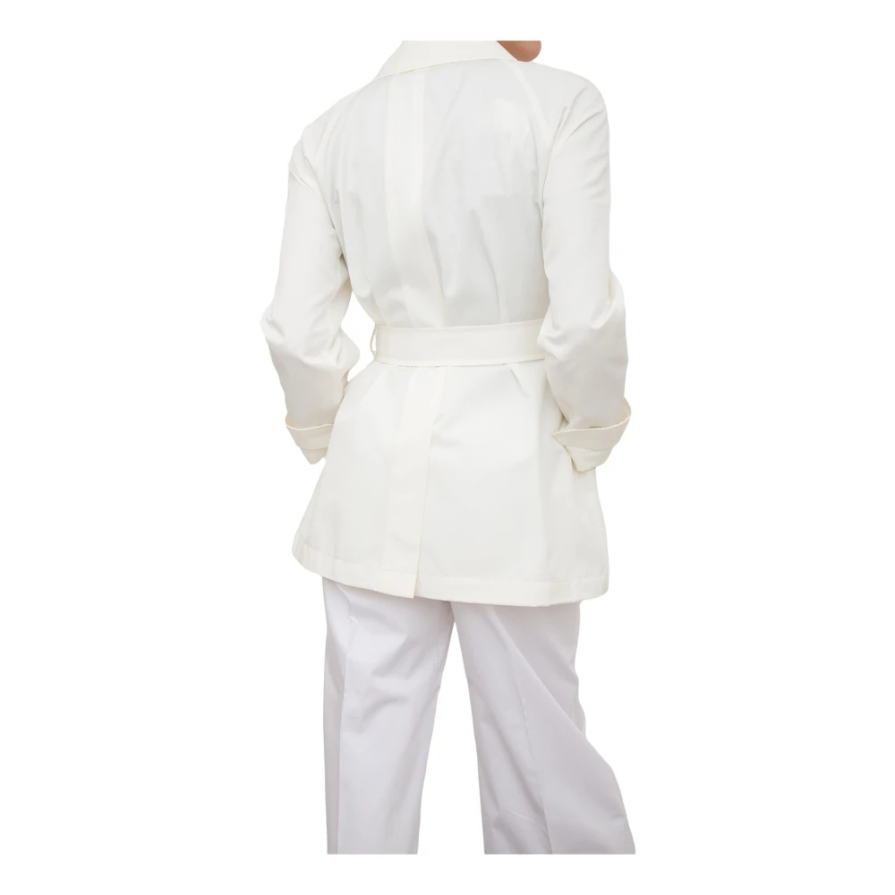 Marella Stijlvolle Trenchcoat voor Vrouwen White Dames