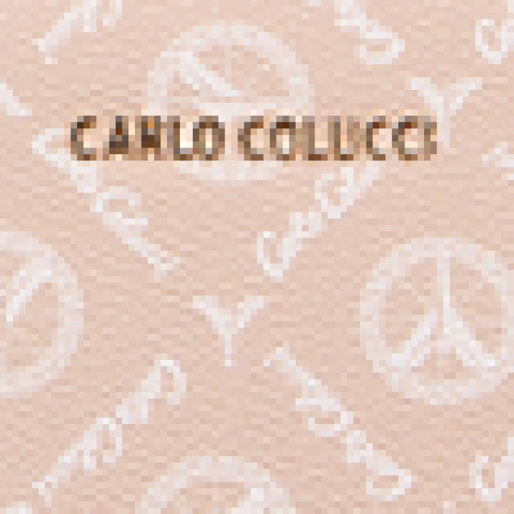 carlo colucci Handtas met Logoprint Beige Dames
