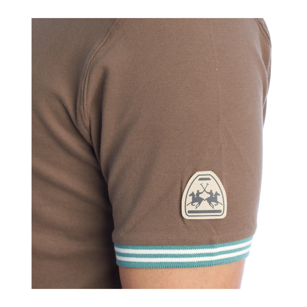 LA MARTINA Polo met korte mouwen voor heren Brown Heren