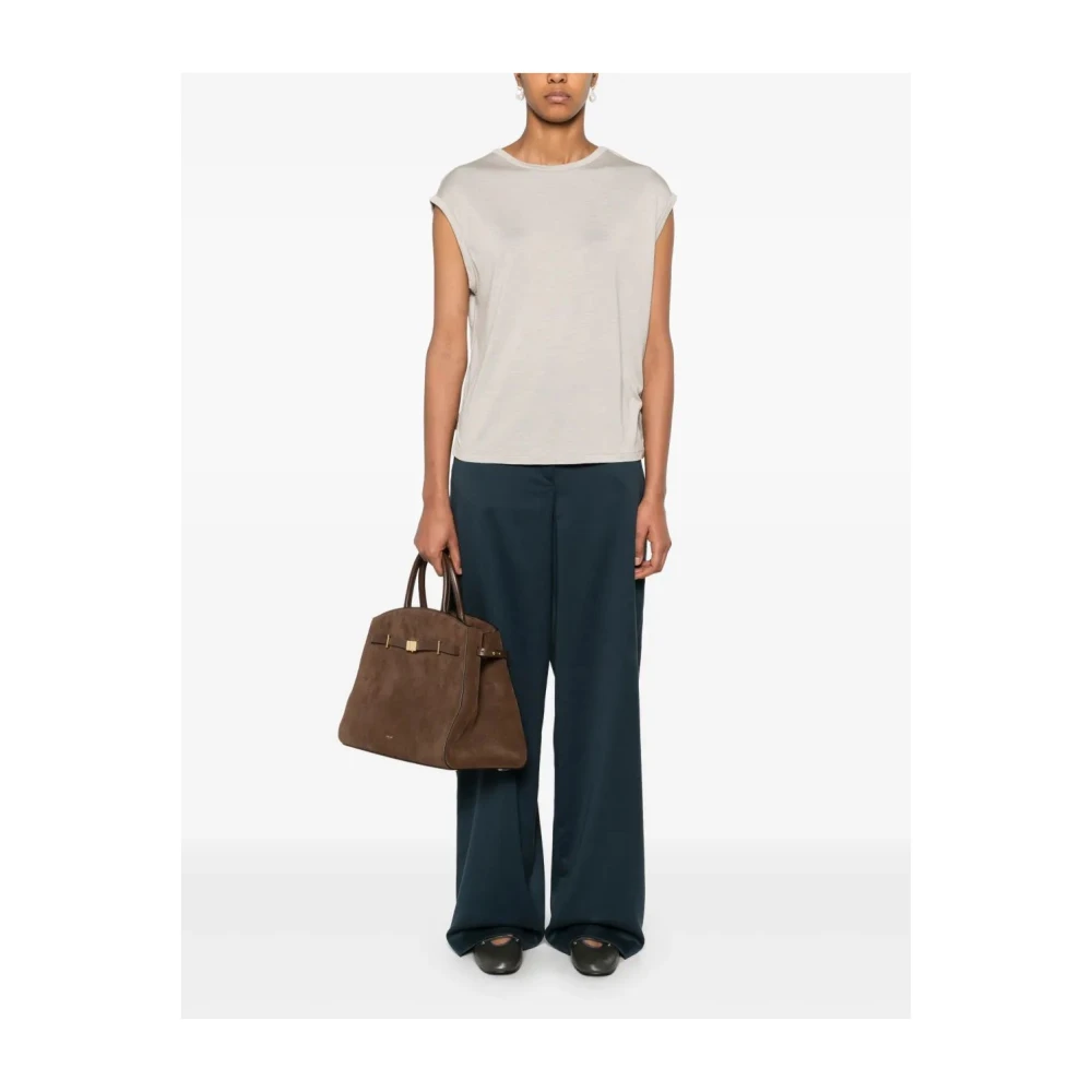 Herno Casual Katoenen T-shirt Beige Dames