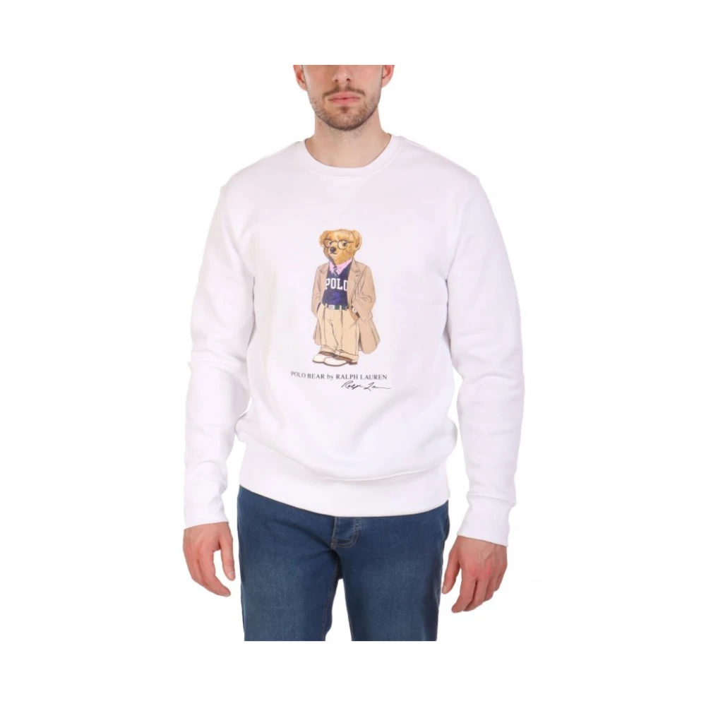 Ralph Lauren Vit Bear Sweatshirt