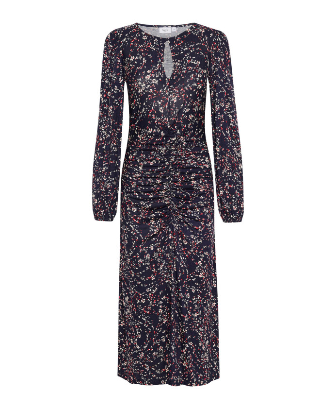 robe-bleue-windswept-leaves
