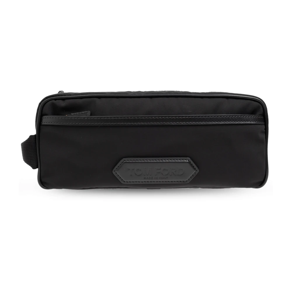 Tom Ford Cosmeticatas met logopatch Black Heren