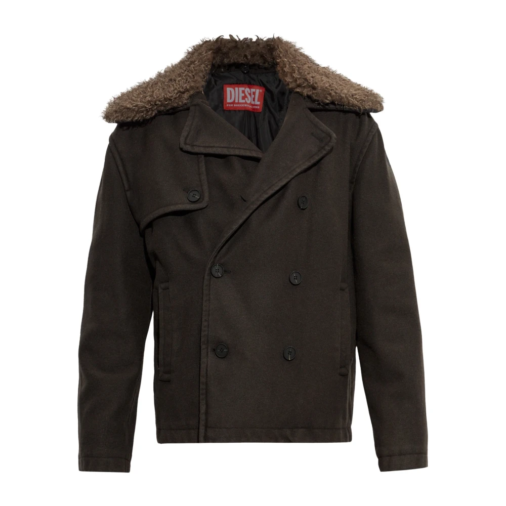 Diesel Uomo Marrone Cappotti, M, New,