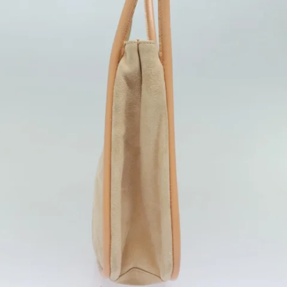Gucci Vintage Pre-owned Suede gucci-bags Beige Dames