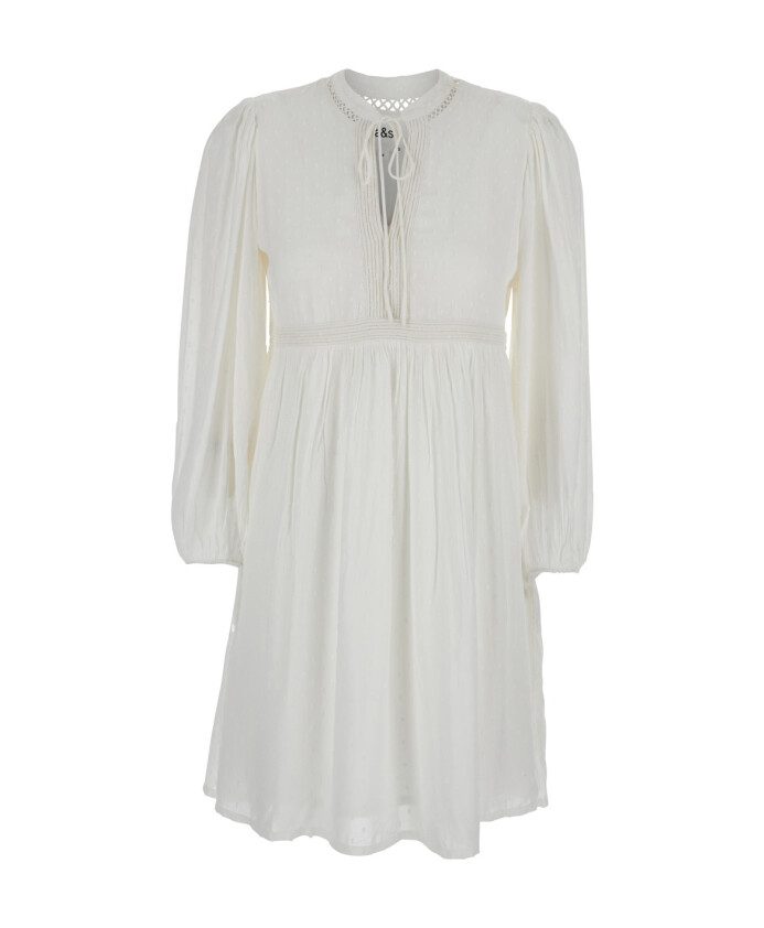 robe-blanche-a-col-rond-avec-fermeture-a