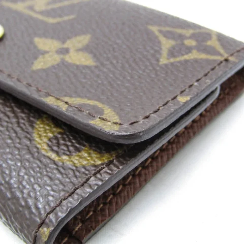Louis Vuitton Vintage Pre-owned Fabric key-holders Brown Dames