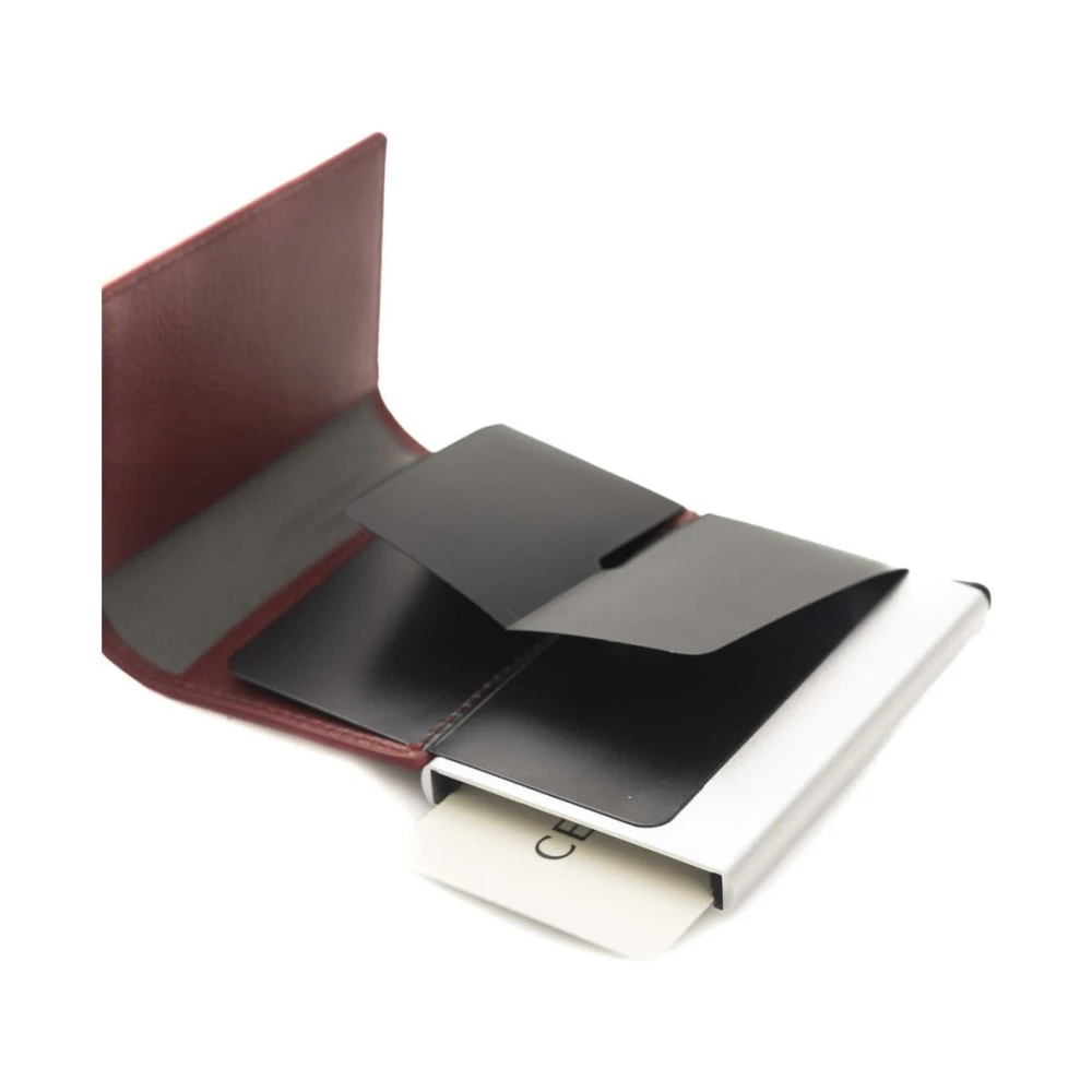 Cerruti 1881 Elegante Leren Portemonnee Red Heren