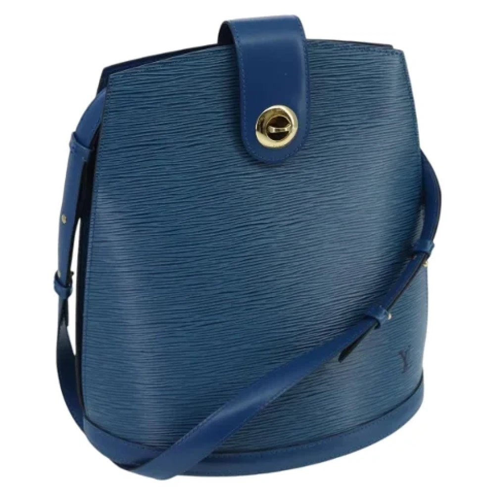 Louis Vuitton Vintage Pre-owned Leather handbags Blue Dames