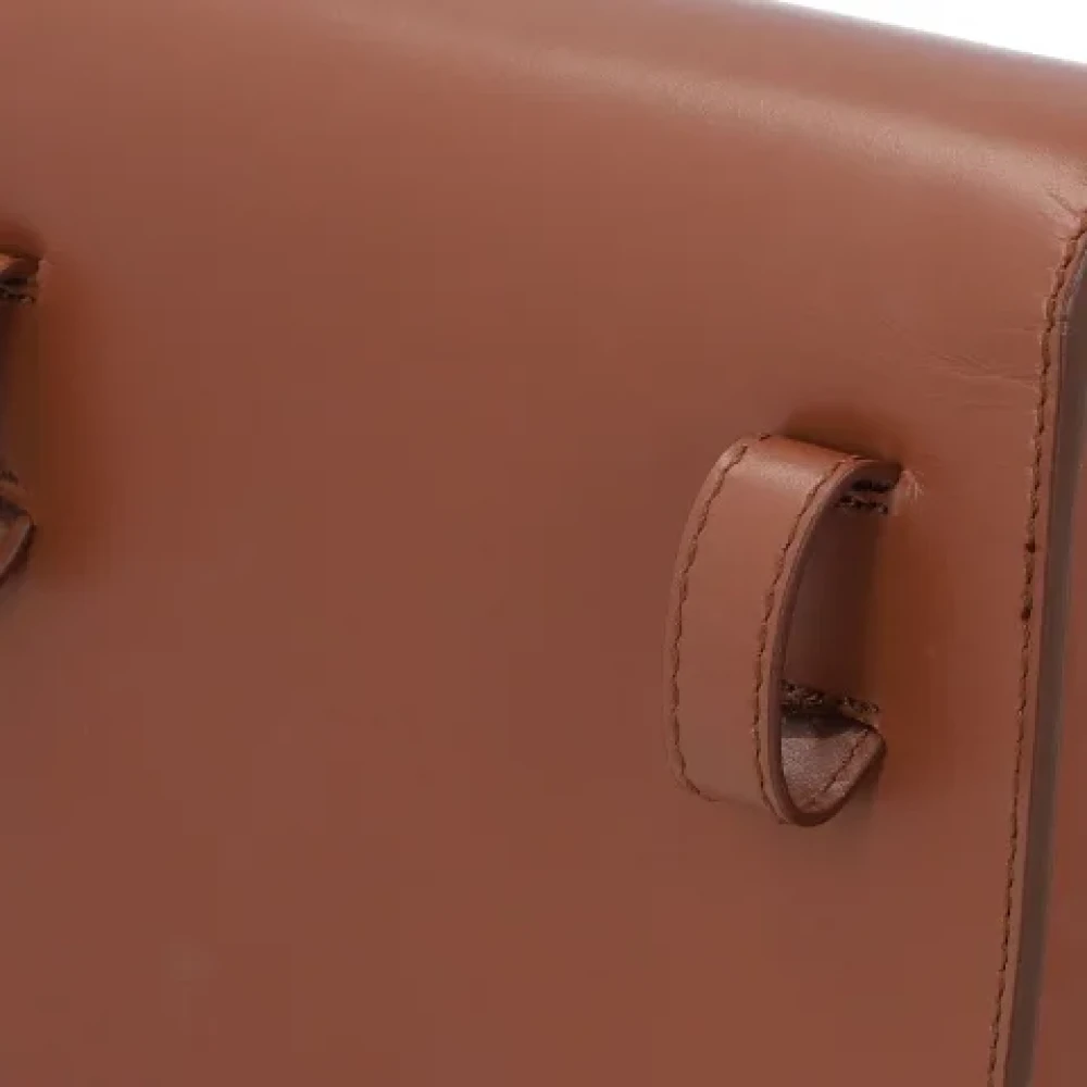 Burberry Vintage Pre-owned Canvas crossbody-bags Brown Dames