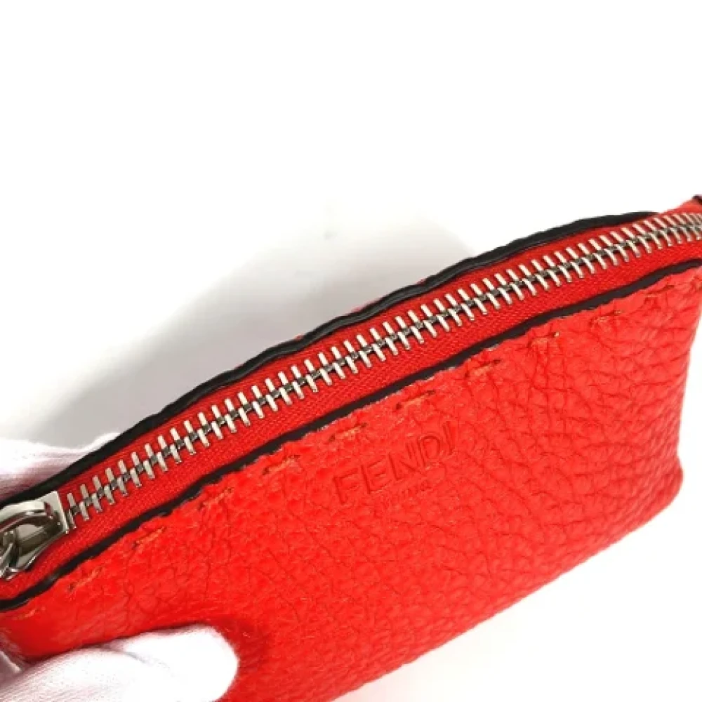 Fendi Vintage Pre-owned Leather fendi-bags Red Dames