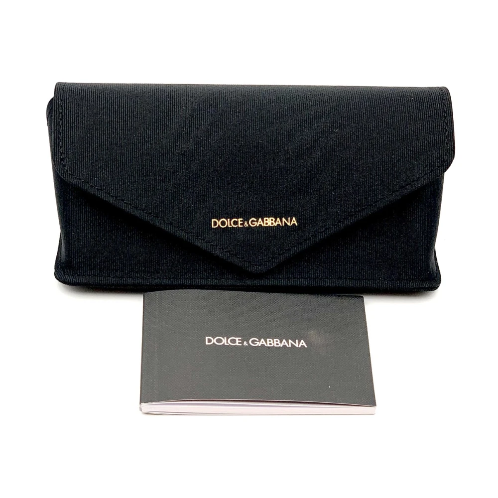 Dolce & Gabbana DG CrossedLarge Brilmontuur Black Dames
