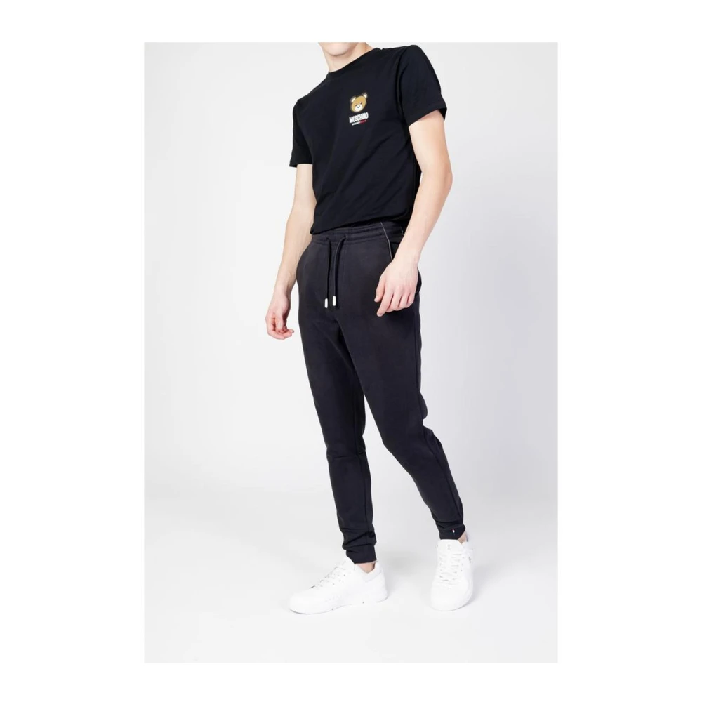 U.s. Polo Assn. Zwarte katoenen sportbroek Black Heren