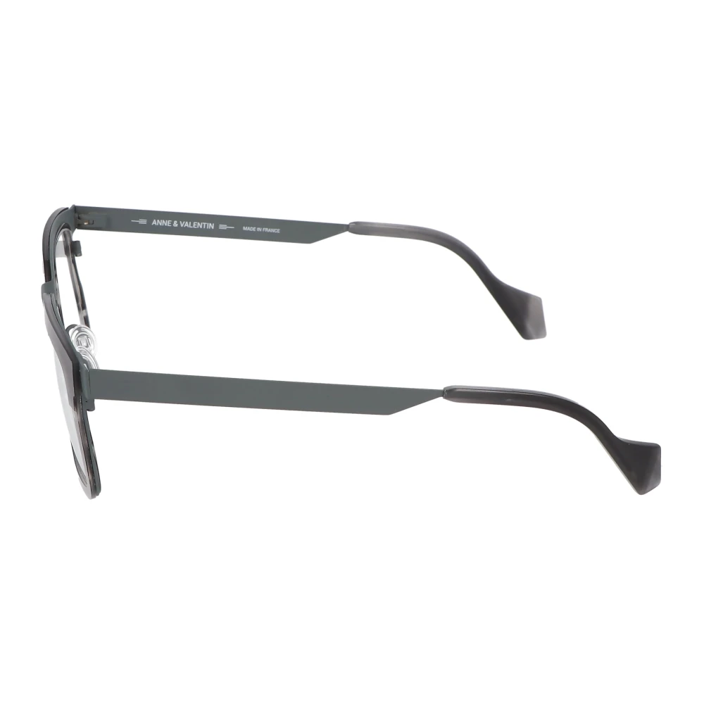 Anne & Valentin Vierkante acetaat montuur bril Osvaldo Black Unisex