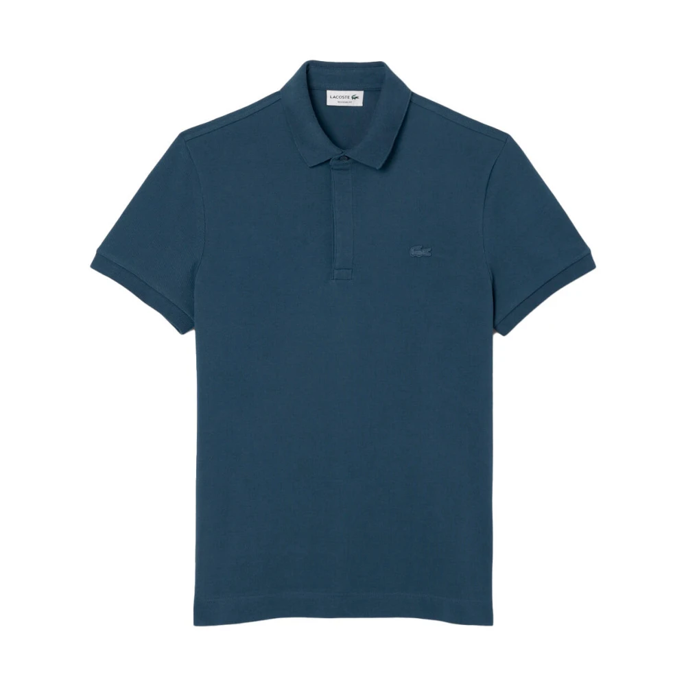 Lacoste Men's Blue Polo Shirts, S, Classic Polo Shirt