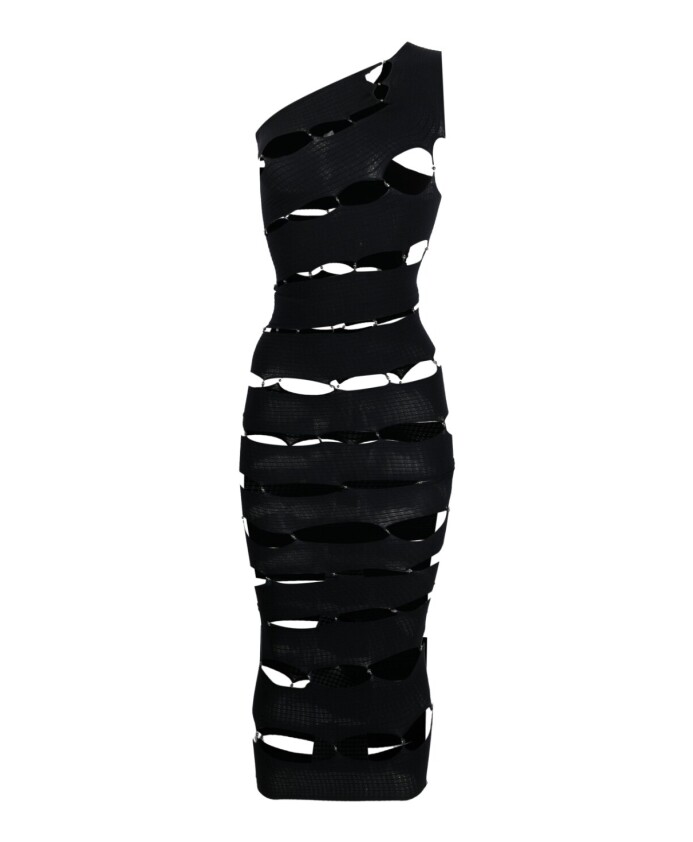 black-cut-out-detail-bodycon-dress