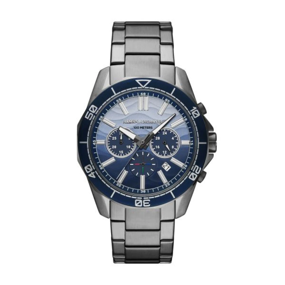 Armani Exchange Homme Gris Accessoires, Taille: One Size Watches