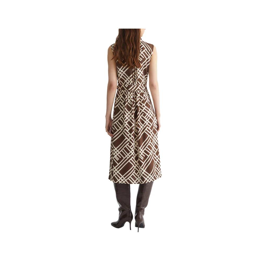 Liu Jo Elegante Bruine Jurk voor Vrouwen Brown Dames