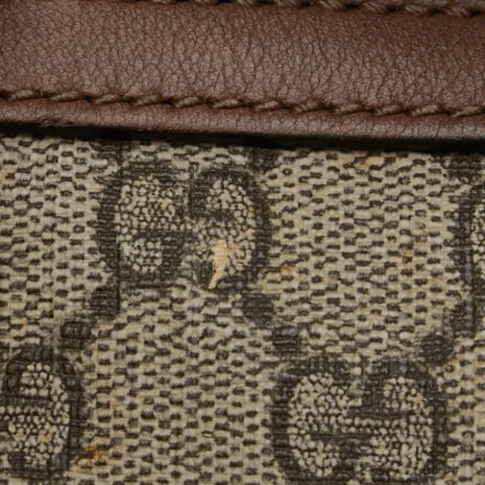 Gucci Vintage Pre-owned Plastic handbags Beige Dames