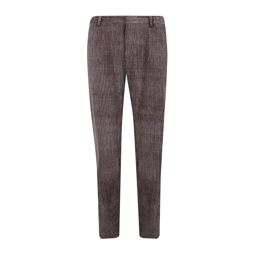 Emporio Armani Homme Marron Pantalons, Brun, Taille: Xl Pantalon En Velours Côtelé Imprimé
