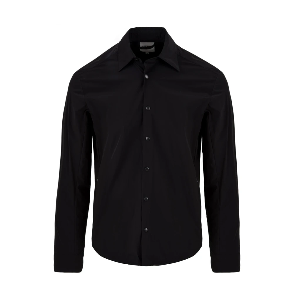 Aspesi Ultra Zwart Shirt Black Heren