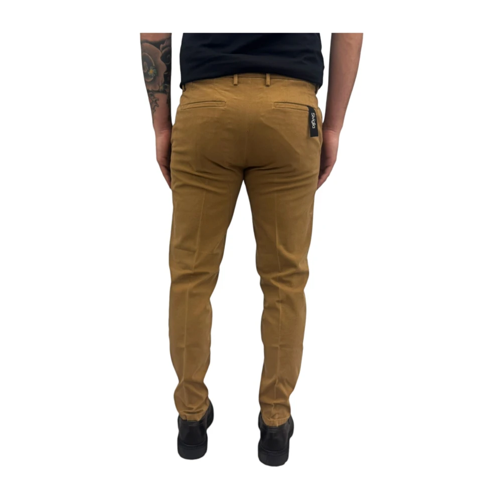 Siviglia Stijlvolle broek voor mannen Brown Heren