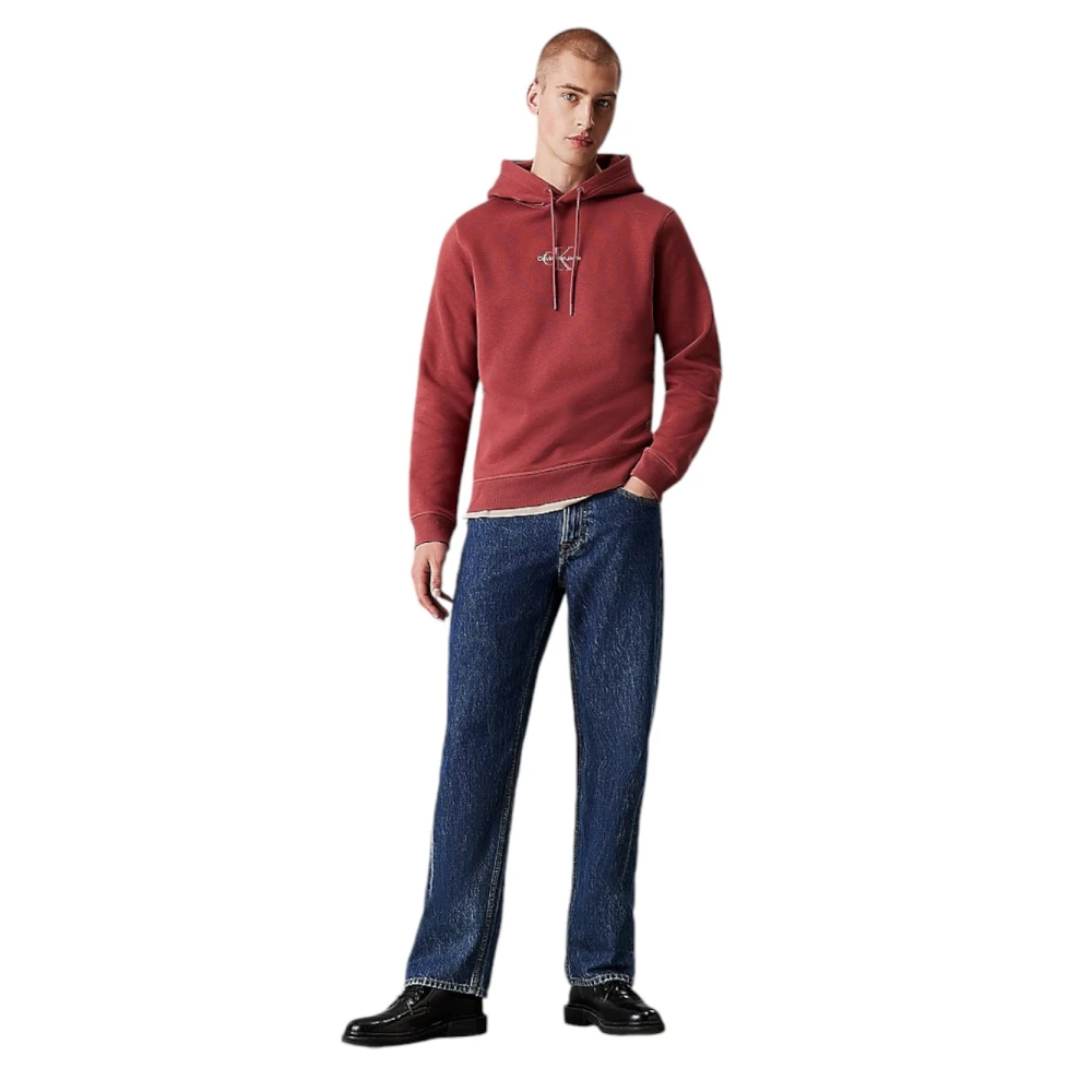 Calvin Klein Stijlvolle Sweatshirt voor Mannen Red Heren