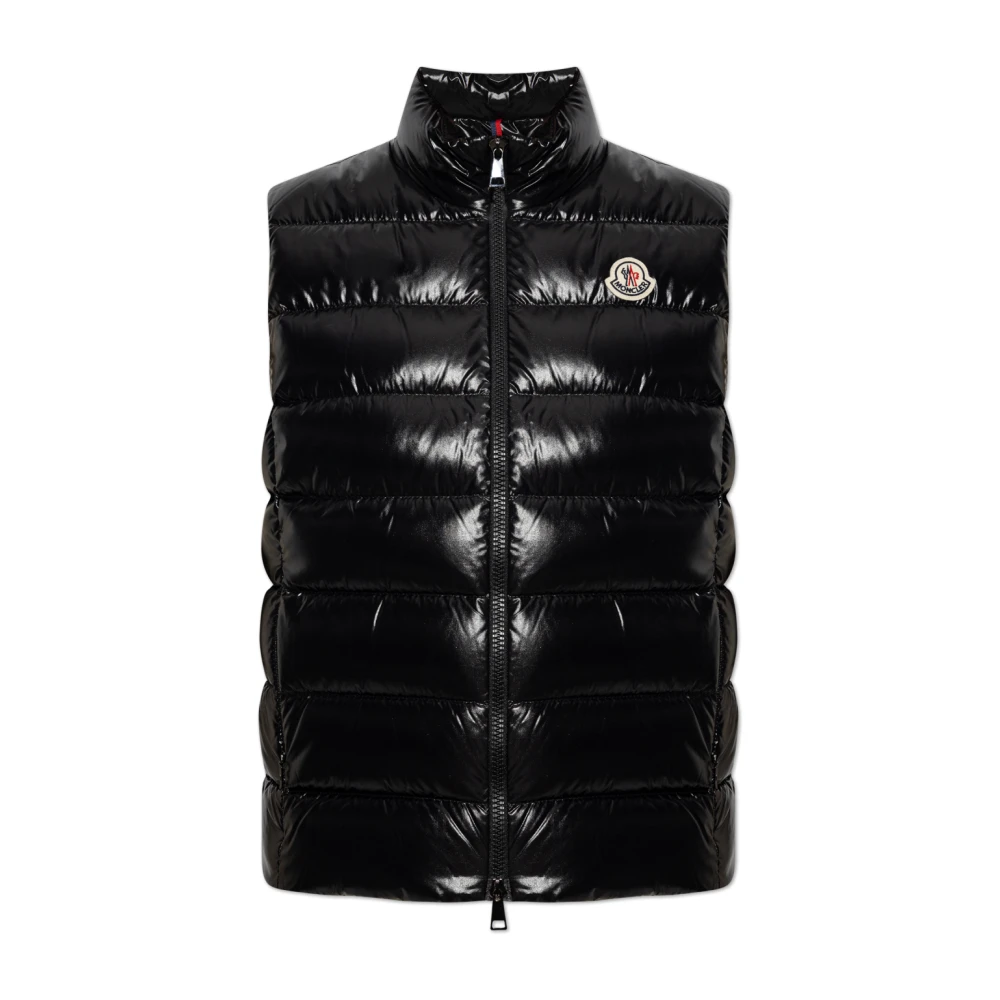 Moncler Ghany Down Vest - Female - Waistcoats - Black - Xl - Jackets
