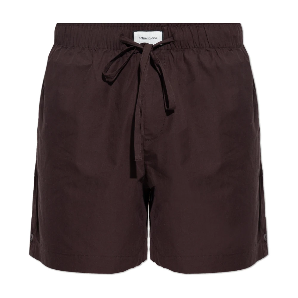 Entire Studios Brun Logo Shorts