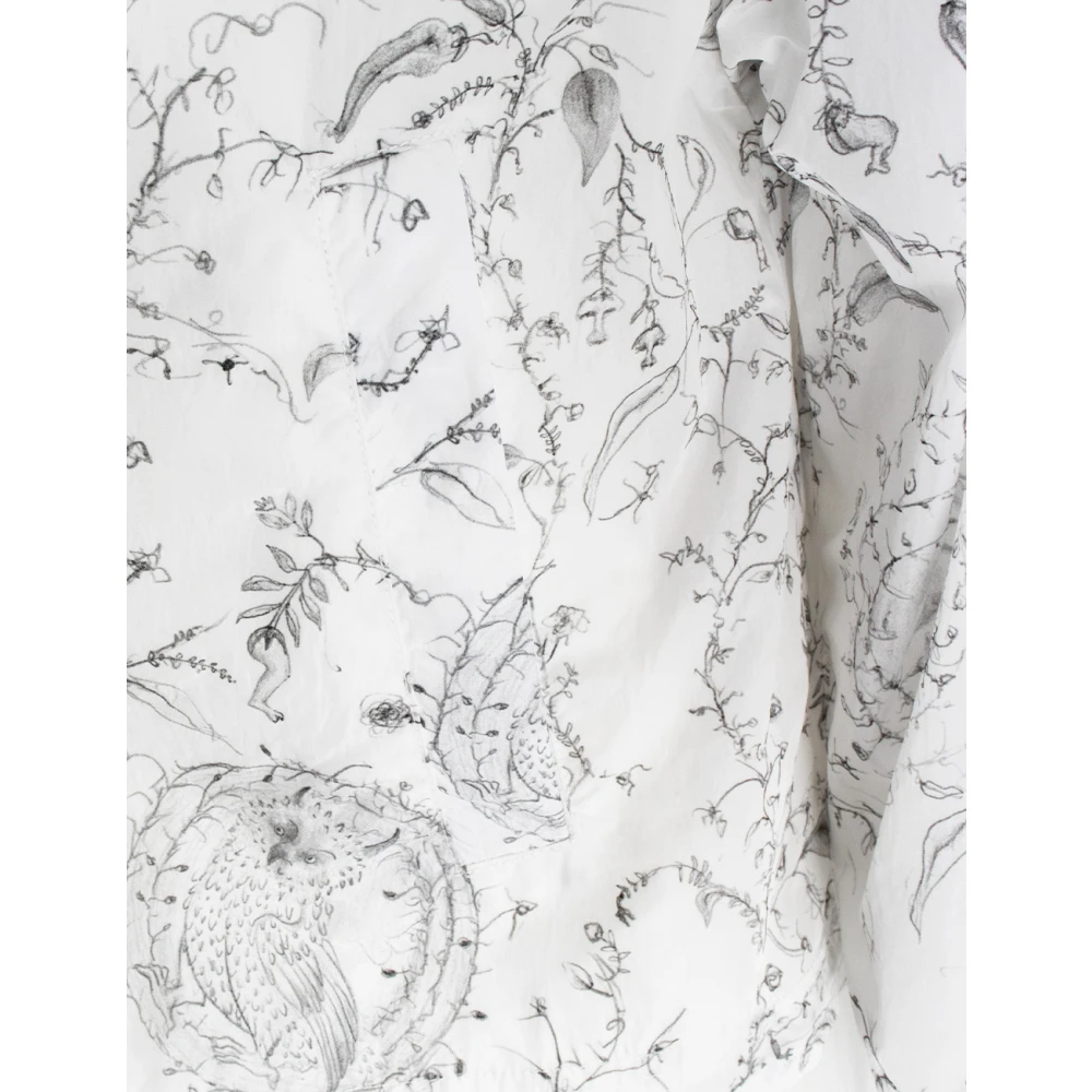 Fabiana Filippi Moderne jas met all-over print White Dames