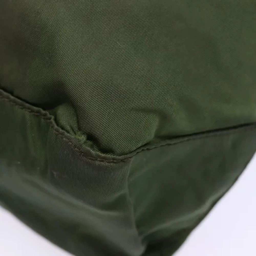 Prada Vintage Pre-owned Fabric totes Green Dames