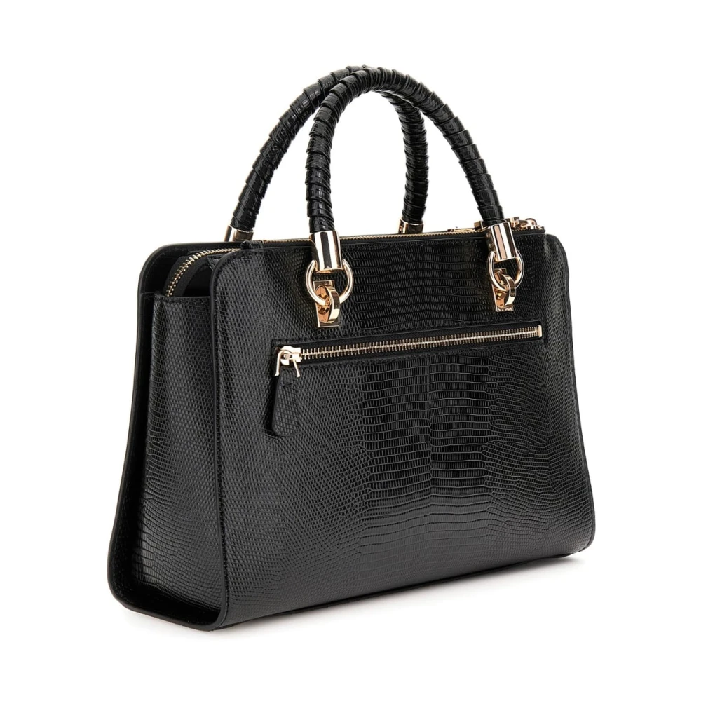 Guess Orlina Society Satchel Tas Zwart Black Dames