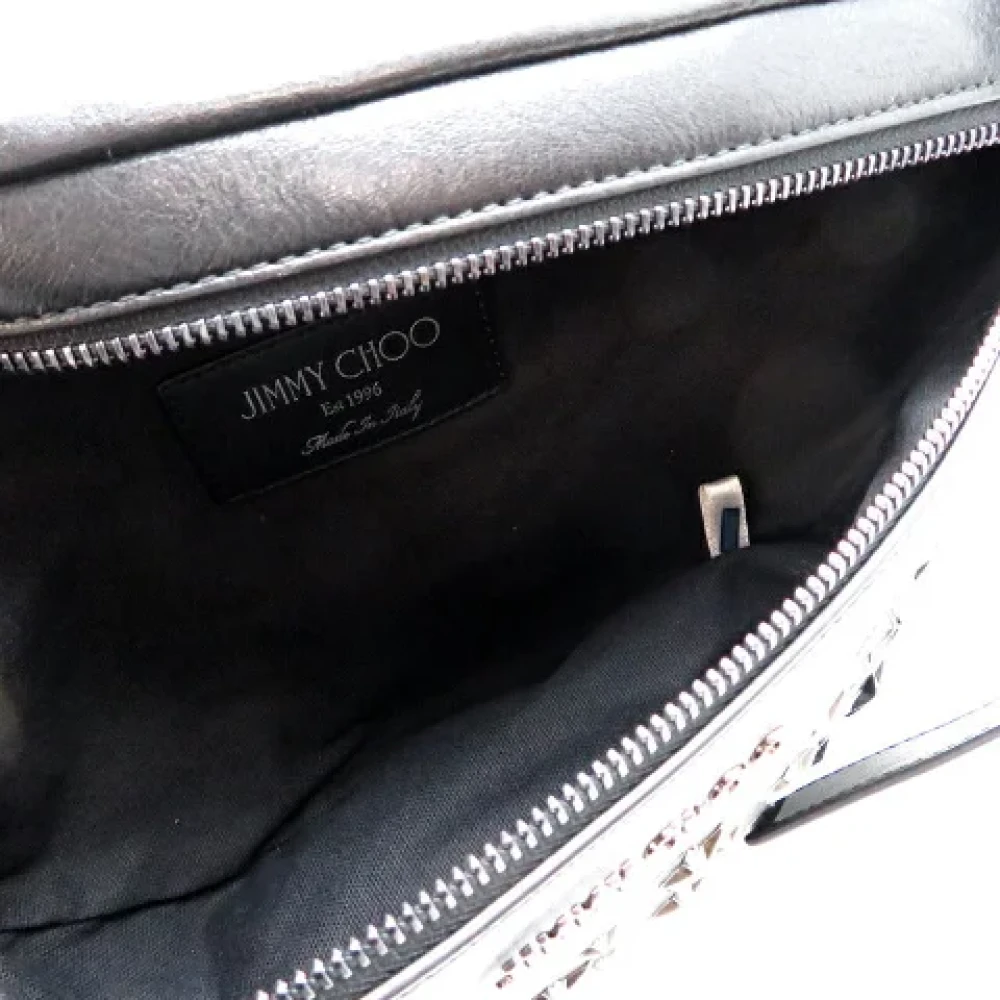 Jimmy Choo Pre-owned Leather crossbody-bags Black Dames