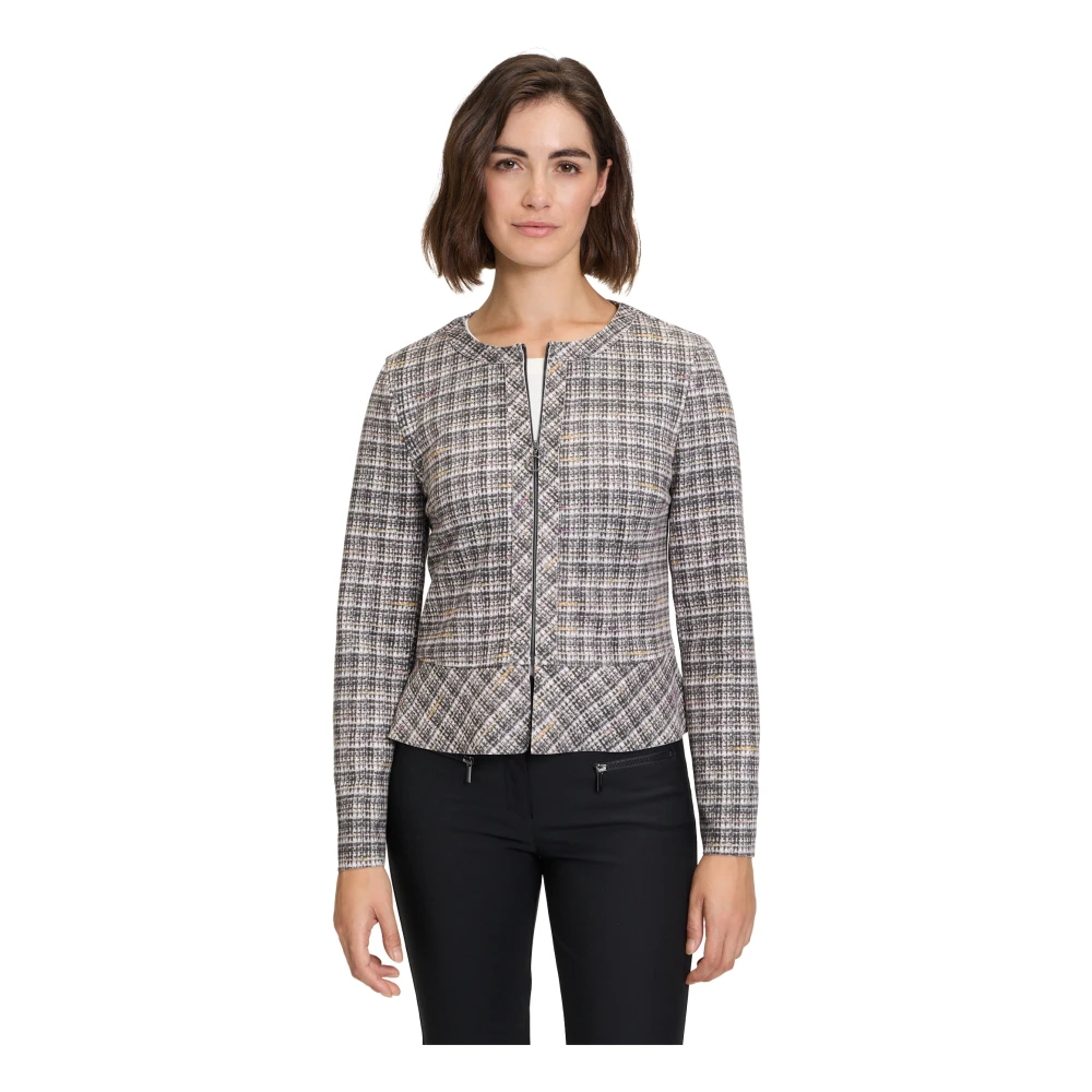 Betty Barclay Korte blazer met rits Multicolor Dames